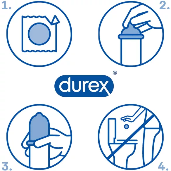 Durex Nude Close Fit - ohuet kondomit (10 kpl)