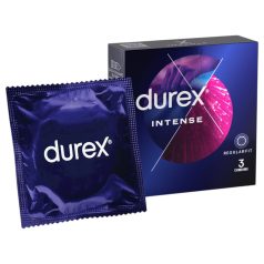 Durex Intense - uritettua ja kuvioitua kondomia (3 kpl)