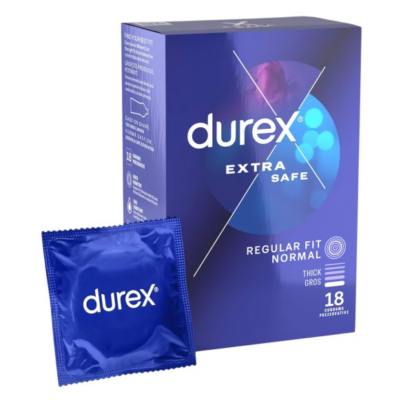 Durex Extra Safe - turvalliset kondomit (18 kpl)