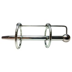   Rouge - dilataattori kaksoisrenkaalla - ruostumaton teräs - hopea