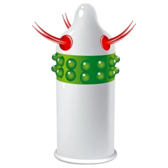 Egzo Uncle Bob - nystyröillä varustettu kondomi - 1 kpl