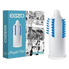   Egzo Tough Cat – juomavärähteinen, nystyräinen kondomi (1 kpl)