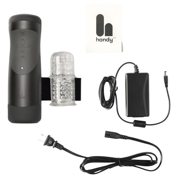 The Handy 1.1 - miesten älymasturbaattori - verkkovirtakäyttö - VR - musta