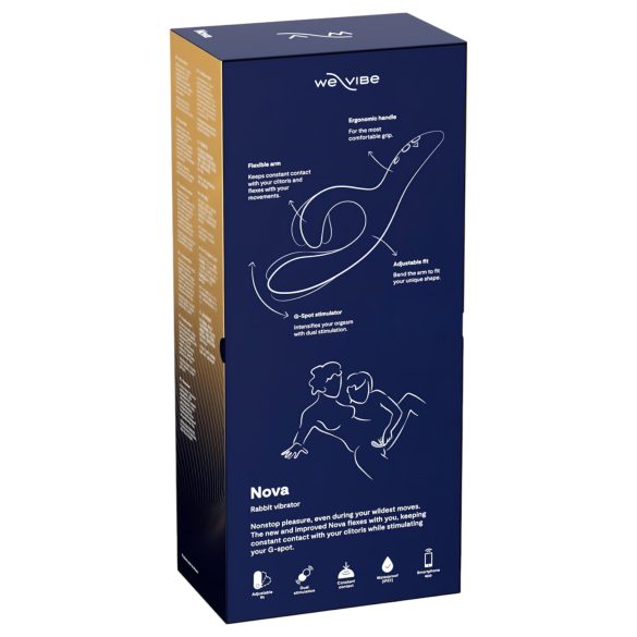 We-Vibe Nova 2 - vibraattori klitoriskiihottimella - ladattava sininen