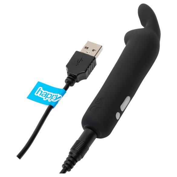 Happyrabbit - vibraattoriluoti - ladattava, pupu - musta