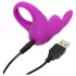 Happyrabbit - vibraattori penisrengas - ladattava - violetti