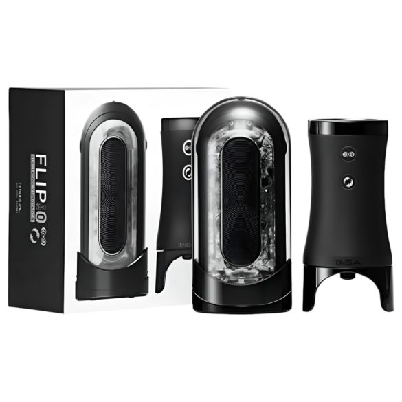 TENGA Flip 0 Electronic - automaattinen nautinnon ystävä (musta)