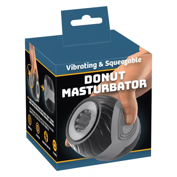 You2Toys - kaksimoottorinen masturbaattori - harmaa