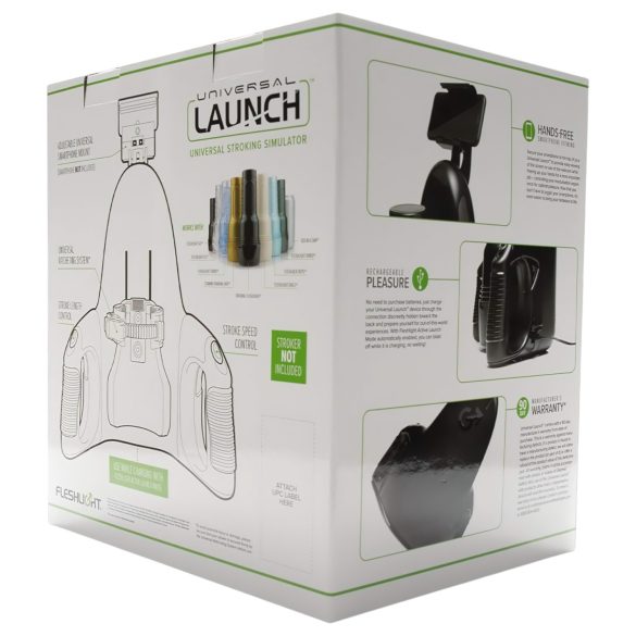 Fleshlight Universal Launch - masturbaattori adapteri (musta)