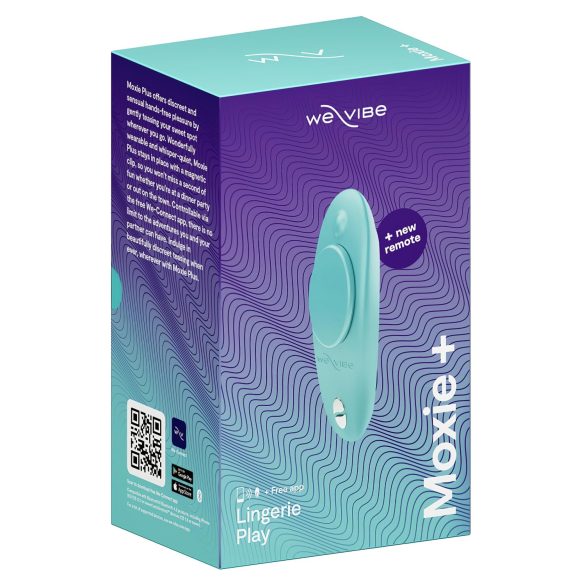 We-Vibe Moxie+ - älykäs radio-ohjattava klitoriskiihotin (turkoosi)