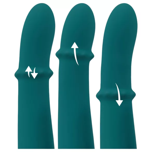 You2Toys - klitoriskiihotin vaginavibraattori renkaalla - turkoosi