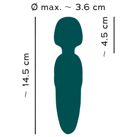 You2Toys Petite - ladattava hierontavibraattori - vihreä