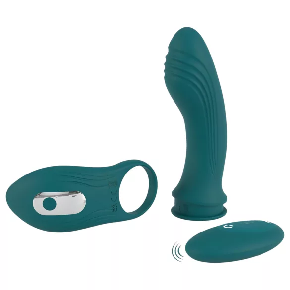 Couples Choice - vibraattori 3in1 säädettävä - turkoosi