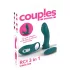 Couples Choice - vibraattori 3in1 säädettävä - turkoosi