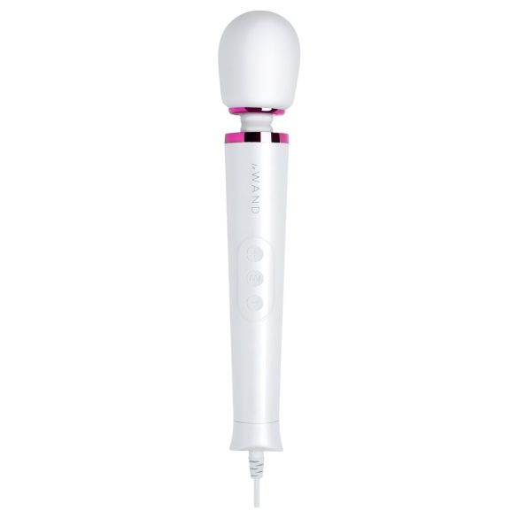 Le Wand Petite Plug-In - verkkovirtainen hierontavibraattori (valkoinen)