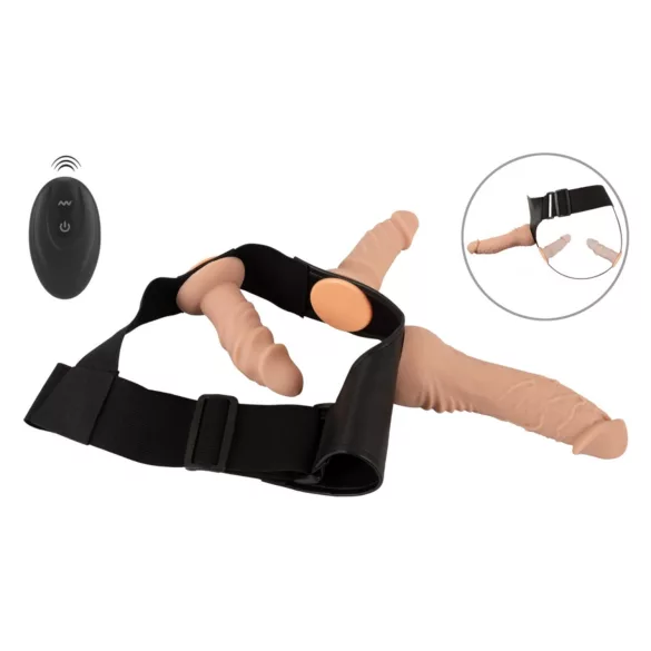 You2Toys - strap-on dildosetti - luonnollinen väri