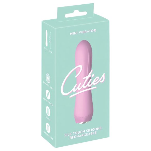 Cuties Mini 4 - ladattava vedenkestävä vibraattori - pinkki
