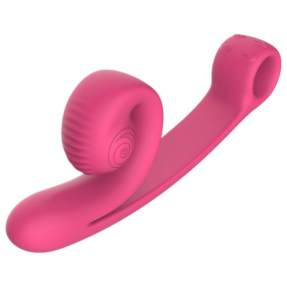 Snail Vibe Curve - 2in1 klitoriskiihotin (pinkki)