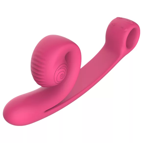 Snail Vibe Curve - 2-in-1 klitoriskiihotin (pinkki)