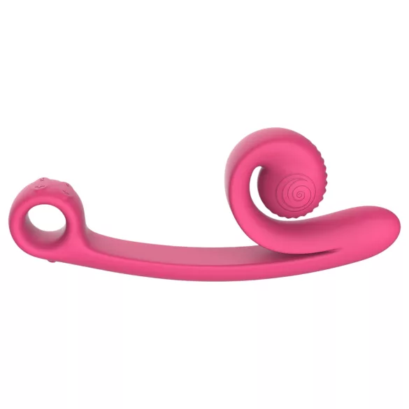Snail Vibe Curve - 2-in-1 klitoriskiihotin (pinkki)
