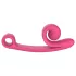 Snail Vibe Curve - 2-in-1 klitoriskiihotin (pinkki)