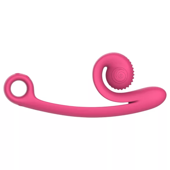 Snail Vibe Curve - 2-in-1 klitoriskiihotin (pinkki)
