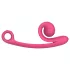 Snail Vibe Curve - 2-in-1 klitoriskiihotin (pinkki)