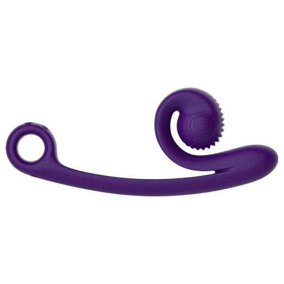 Snail Vibe Curve - klitoriskiihotin ja vibraattori - 2in1 - violetti