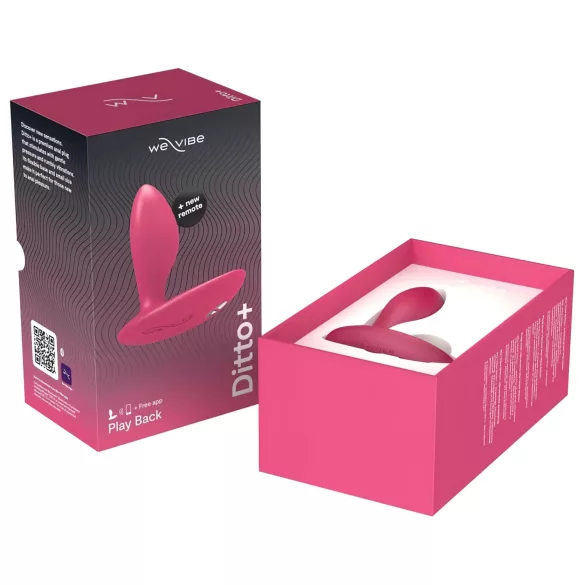 We-Vibe Ditto+ - Sovelluksella ohjattava anaalivibraattori (vaaleanpunainen)