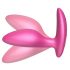 We-Vibe Ditto+ - älykäs, ladattava anaalivibraattori (vaaleanpunainen)