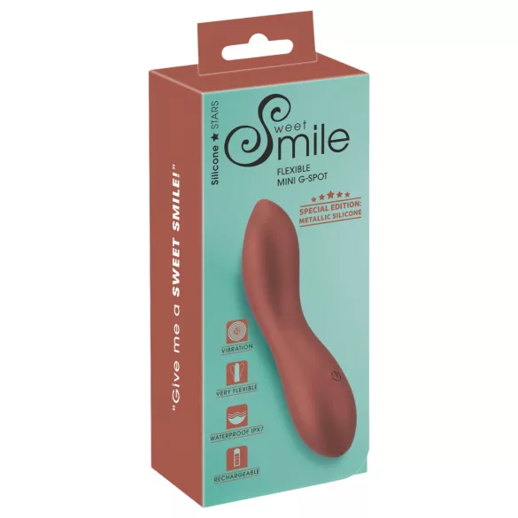 Smile - mini G-pistevibraattori - taipuisa - pronssi