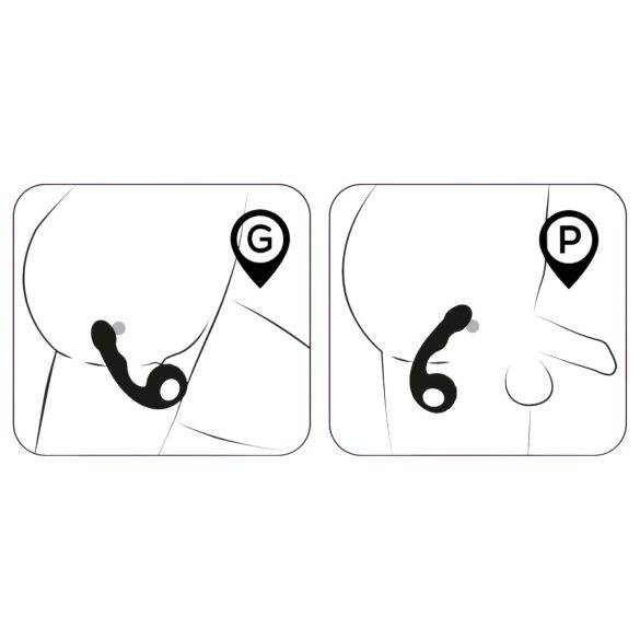 Black Velvet - G- & P-pisteen vibraattori (musta)