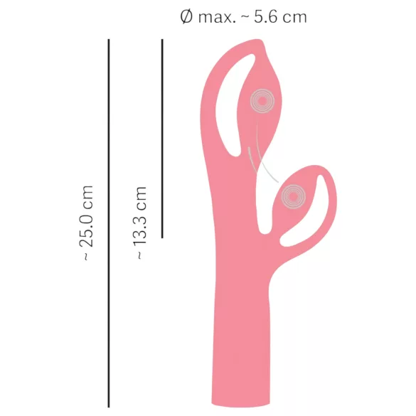 You2Toys Fabulous - klitoriskiihotin vibraattori - ladattava - pinkki