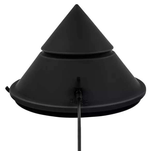 The Cowgirl Cone - sovelluksella ohjattava premium‑seksikone - 2 vaihdettavalla lisäosalla, 20 värinätilaa (musta)