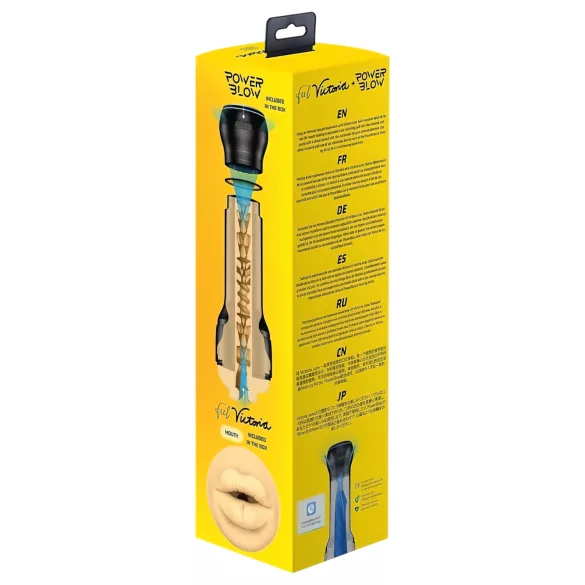 Kiiroo PowerBlow - suuseksi masturboija - Victoria June - musta