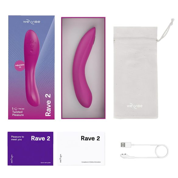 We-Vibe Rave 2 - G-pistevibraattori - ladattava - pinkki