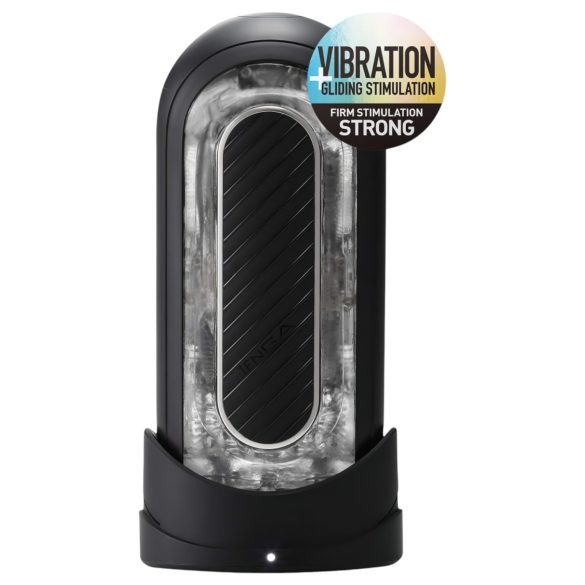 TENGA Flip Zero - tehokas musta masturbaattori