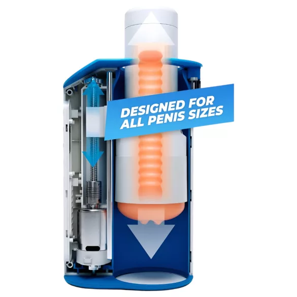 Autoblow A.I. Ultra - sähköinen suihinmasturbaattori - valkoinen