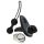 Womanizer Desire Blooms - seksisetti - 3 osaa (musta)