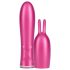 Durex Tease & Vibe - sauvavibraattori pupuklitoriskiihottimella (pinkki)