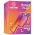 Durex Tease & Vibe - sauvavibraattori pupuklitoriskiihottimella (pinkki)