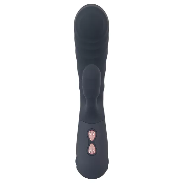 You2Toys - Oh! Rabbit klitoriskiihottimella varustettu vibraattori (musta)