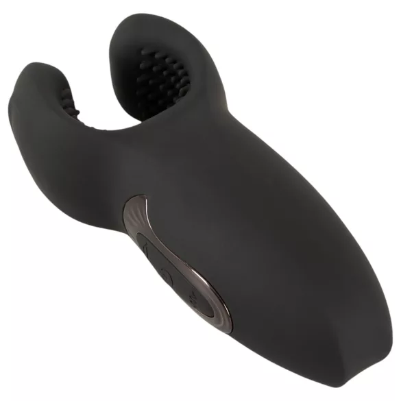 Rebel - liikkuva varrellinen penispäävibraattori - musta