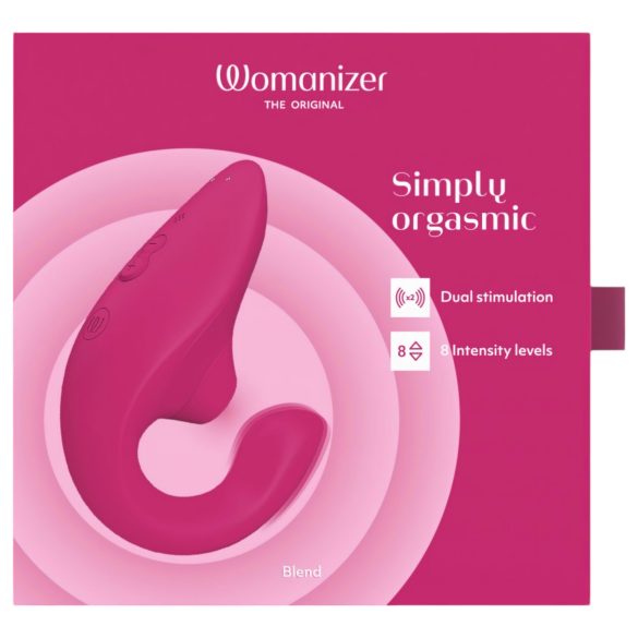 Womanizer Blend - G-pistevibraattori ja klitoriskiihotin (vaaleanpunainen)