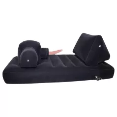   You2Toys Velvet Luxury - seksikone sisäänrakennetulla sängyllä (musta)