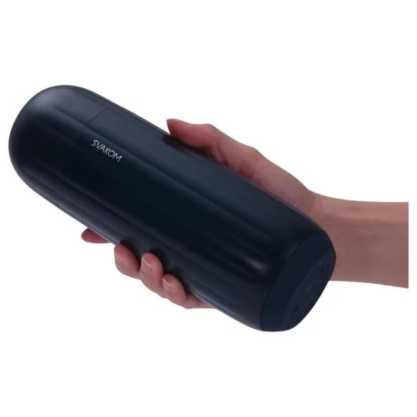 Svakom Sam Neo 2 - älykäs masturbatori - musta/valkoinen