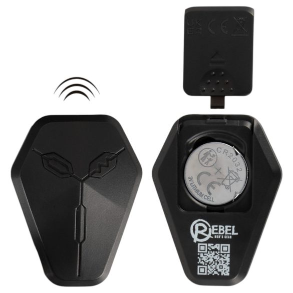 Rebel - työntävä eturauhasvibraattori - musta