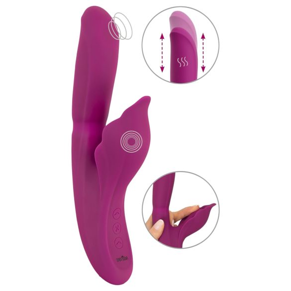 Javida – 4-in-1 G-pisteen ja klitoriksen kiihotin vibraattori (liila)