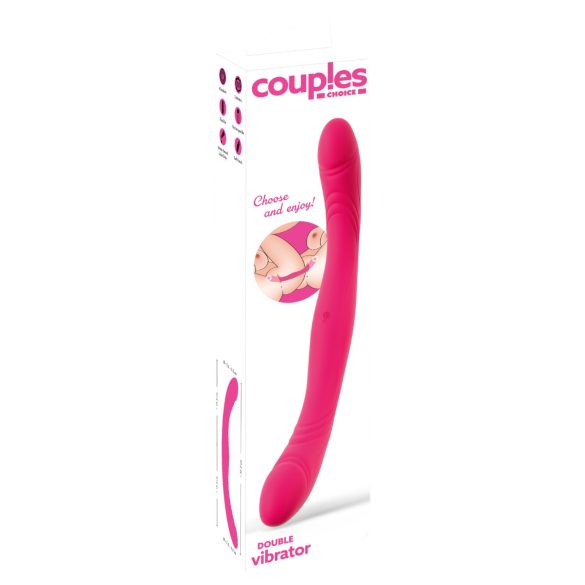Couples Choice - tuplapäinen vibraattori - pinkki