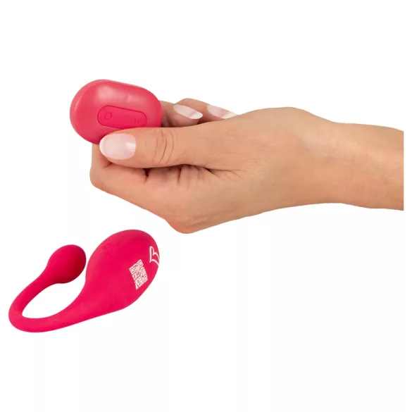 Beau Coeur Koral - vibraatio-muna kaukosäätimellä - pinkki